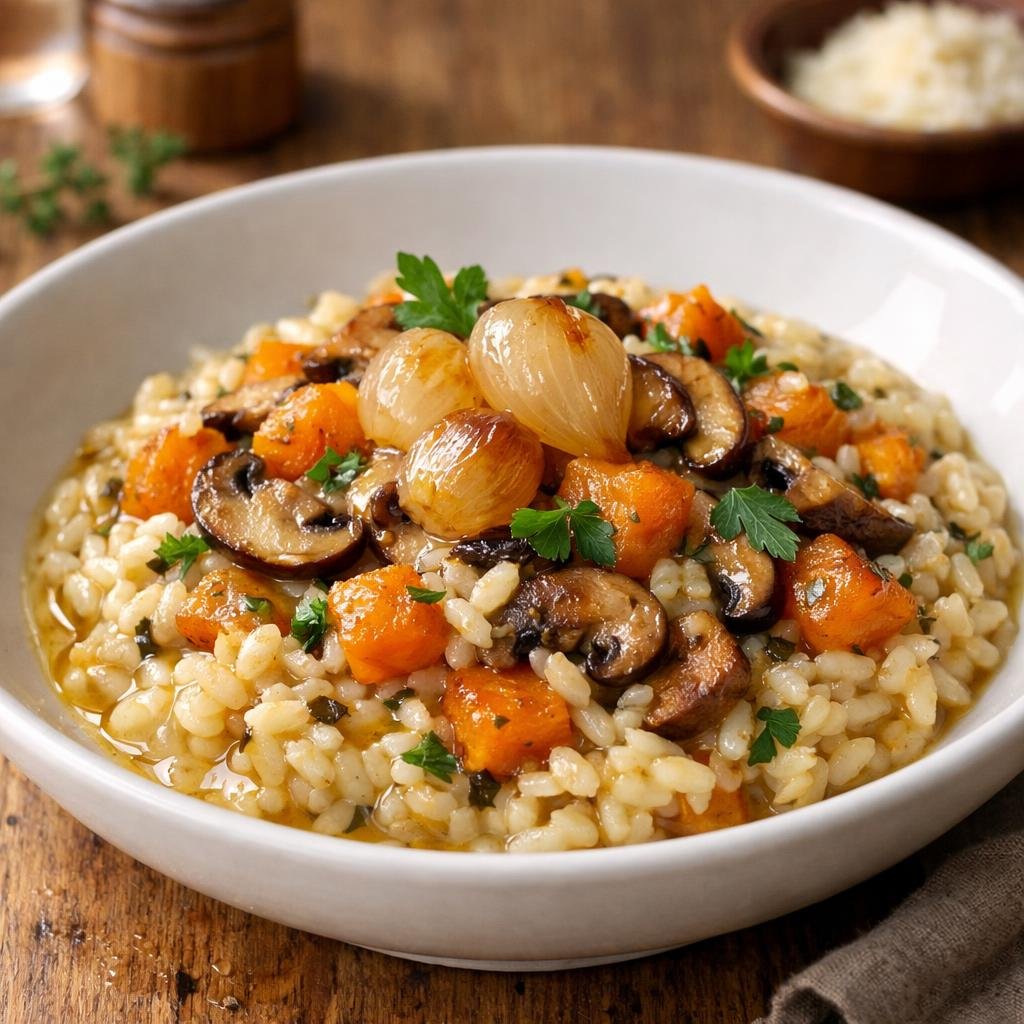 Risotto d'automne fumé