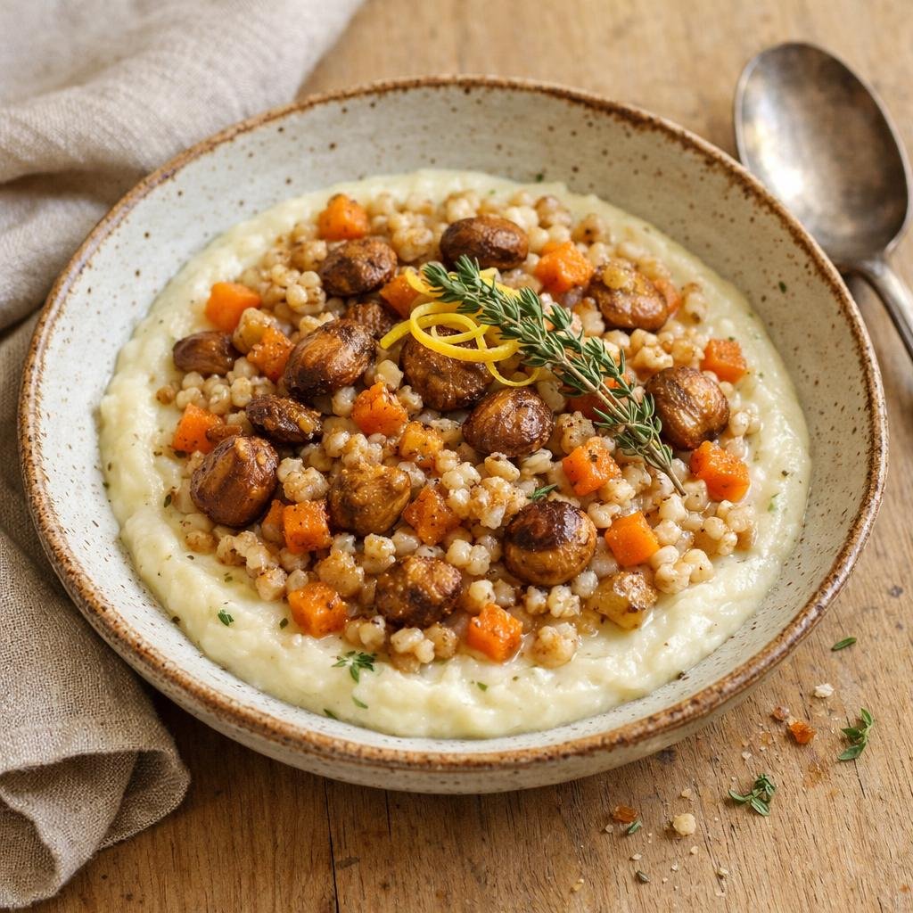 Risotto d'épeautre crémeux