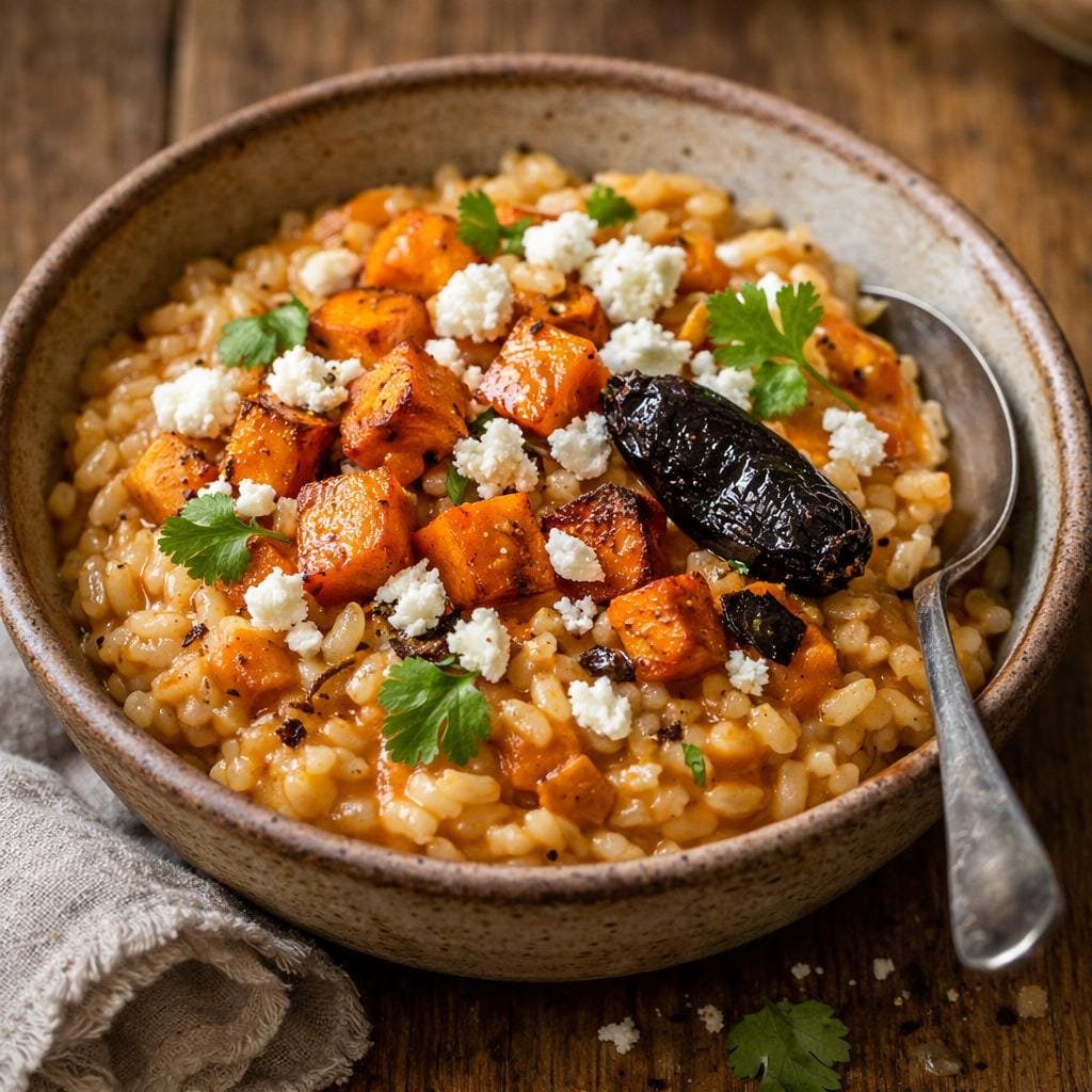 risotto patate douce chipotle