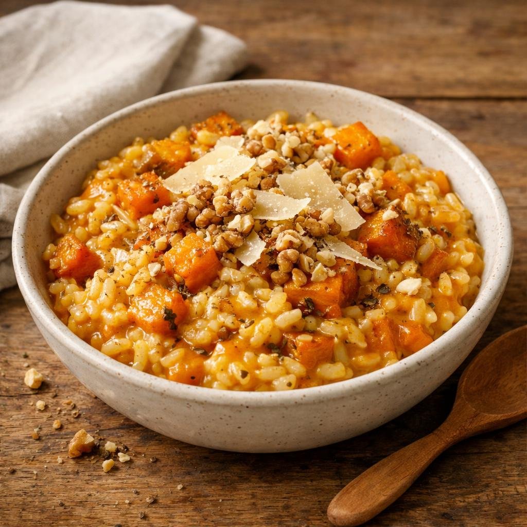 Risotto potimarron crémeux