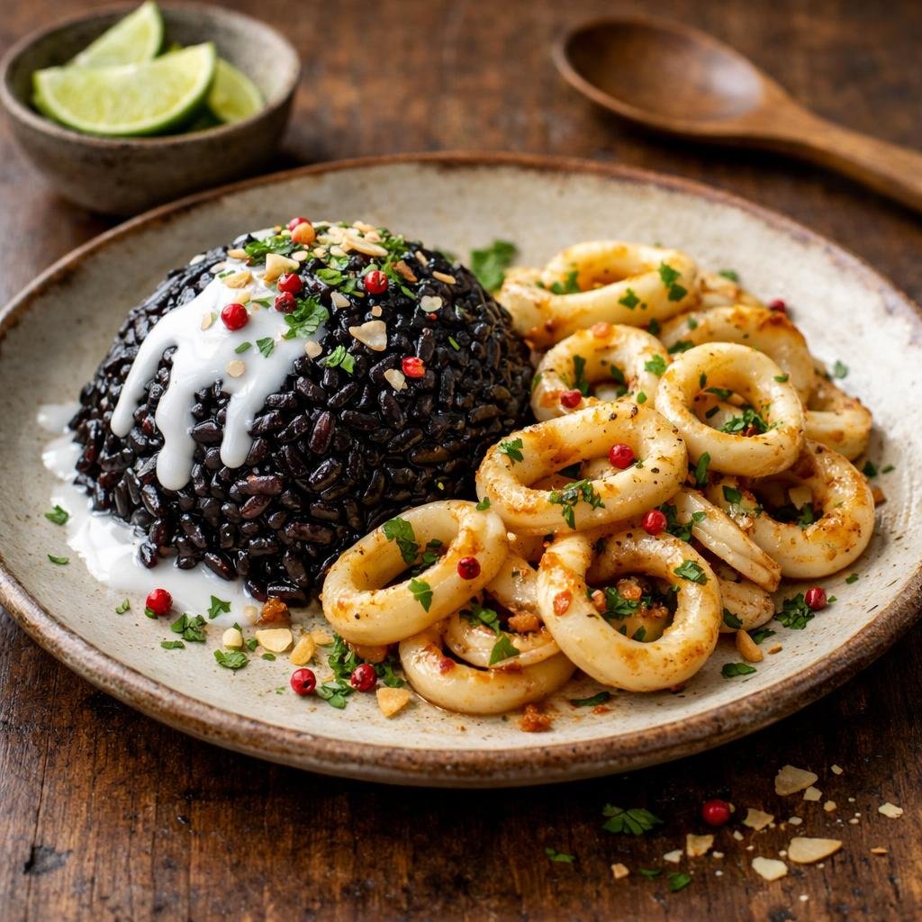 riz noir crémeux