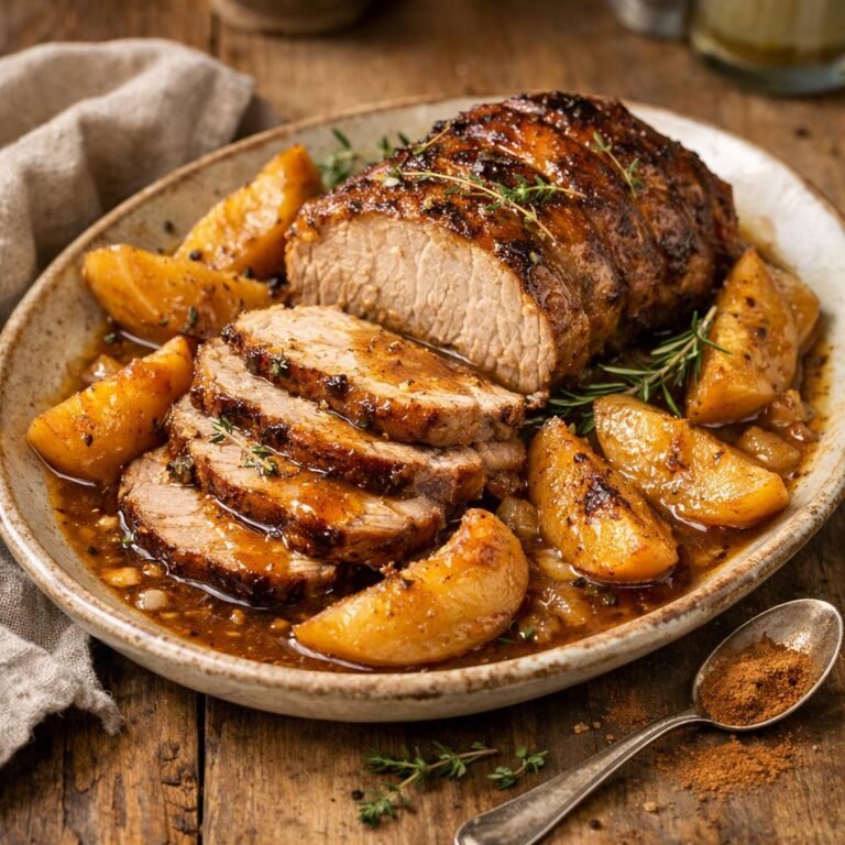 Rôti de porc cannelle