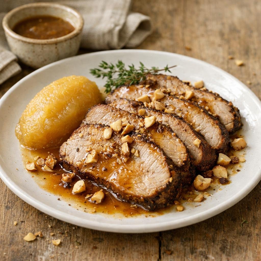 Rôti de porc aux épices douces