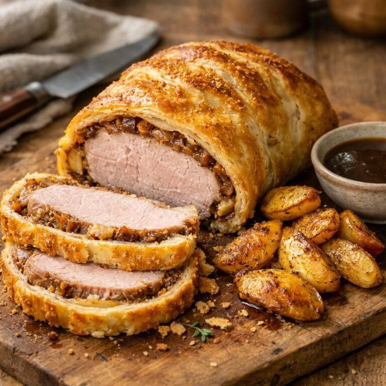 Rôti de porc en croûte