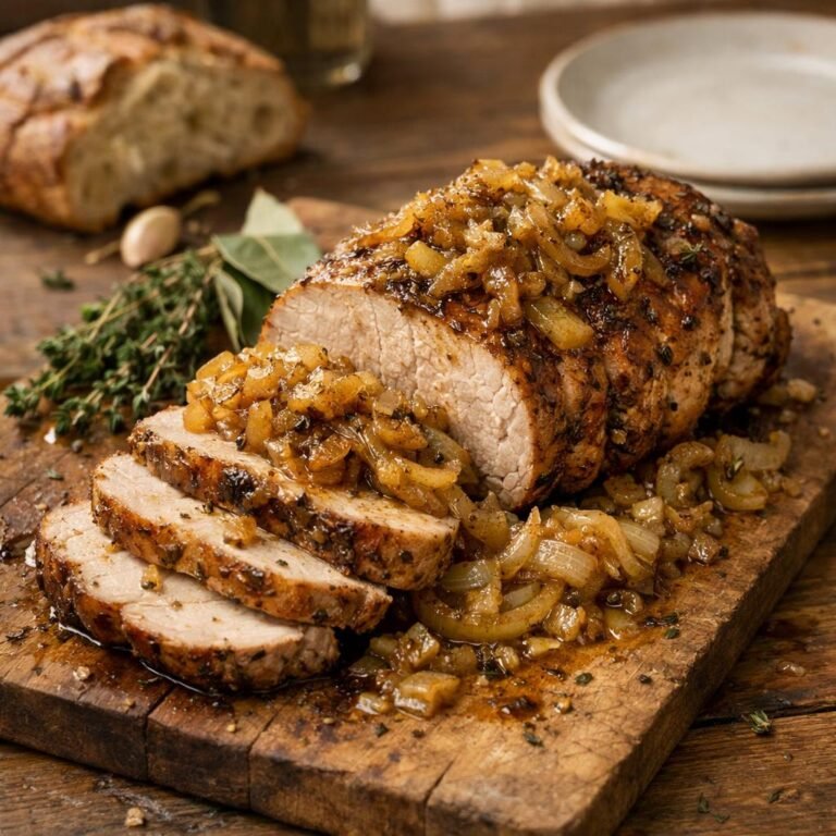 Rôti de porc méditerranéen