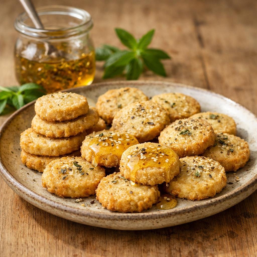 sablés parmesan miel
