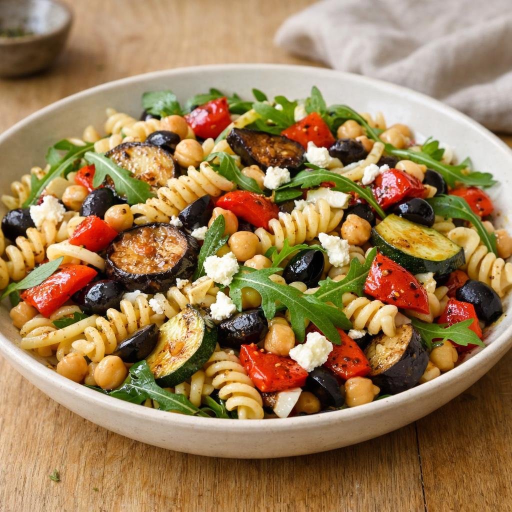 salade de pâtes grillées