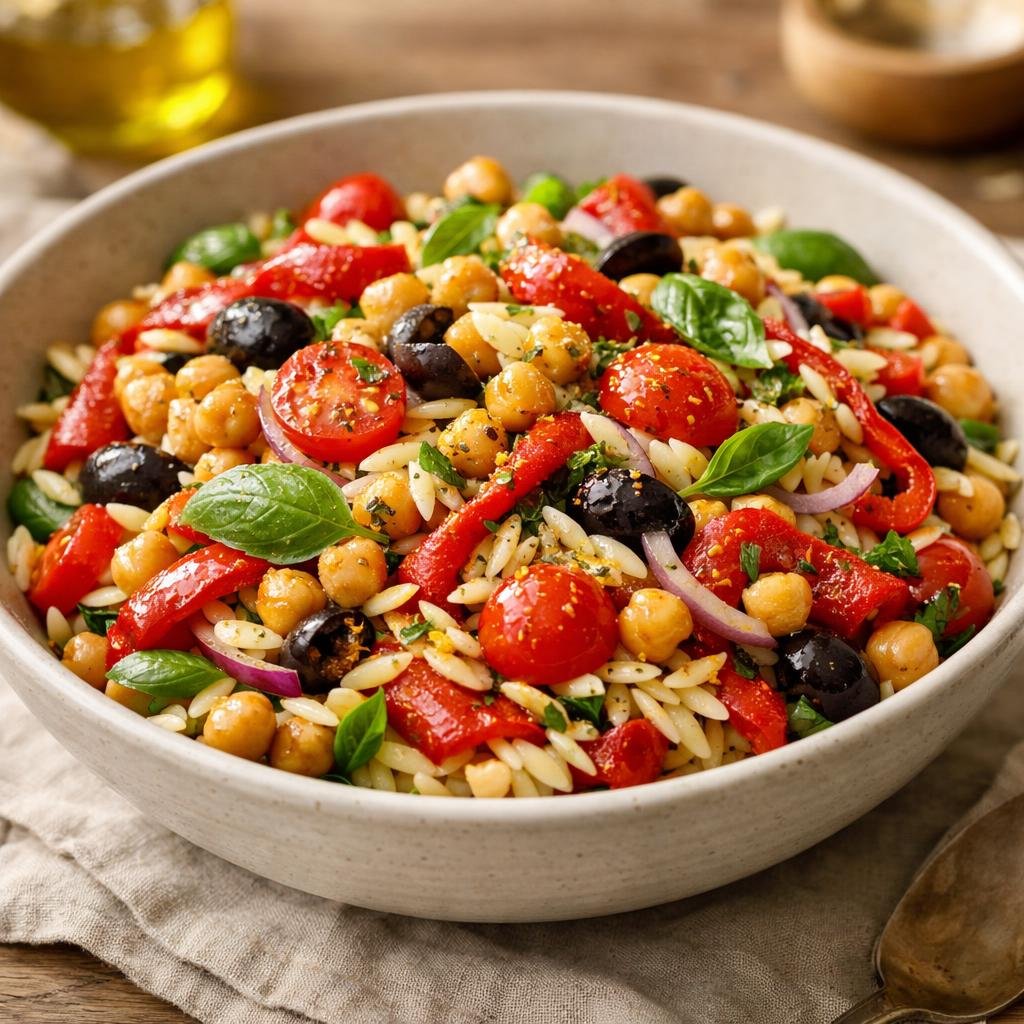 Salade d'orzo italienne