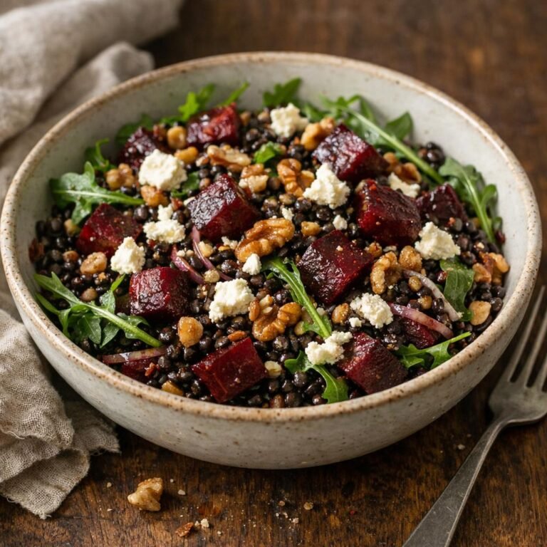 salade lentilles beluga