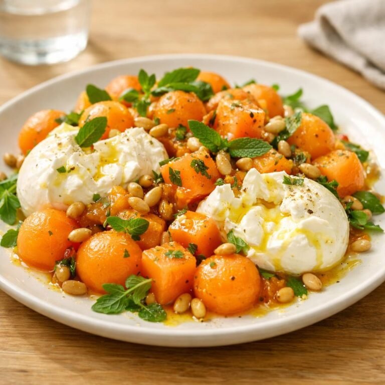Salade melon burrata