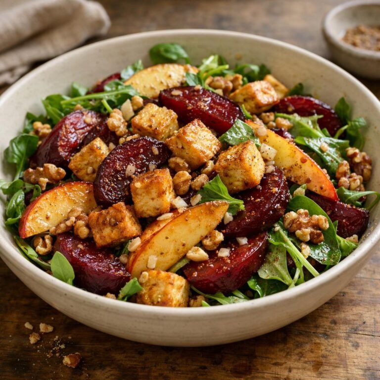 salade tiède betterave-pomme