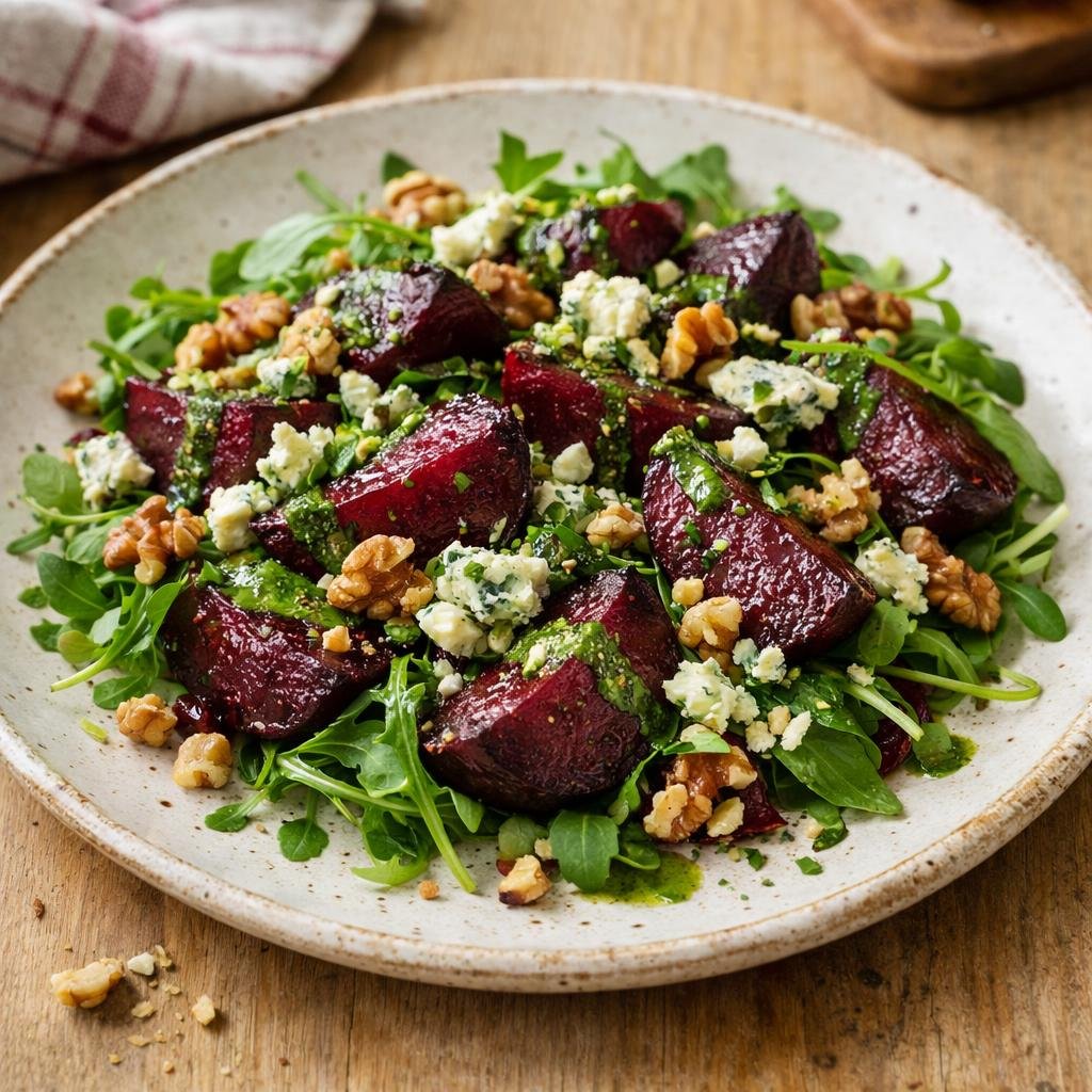 Salade tiède betteraves