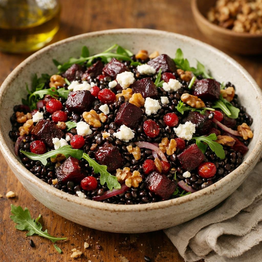 salade tiède de lentilles