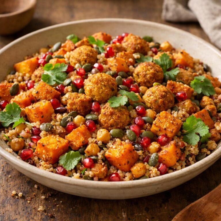 Salade tiède de potimarron