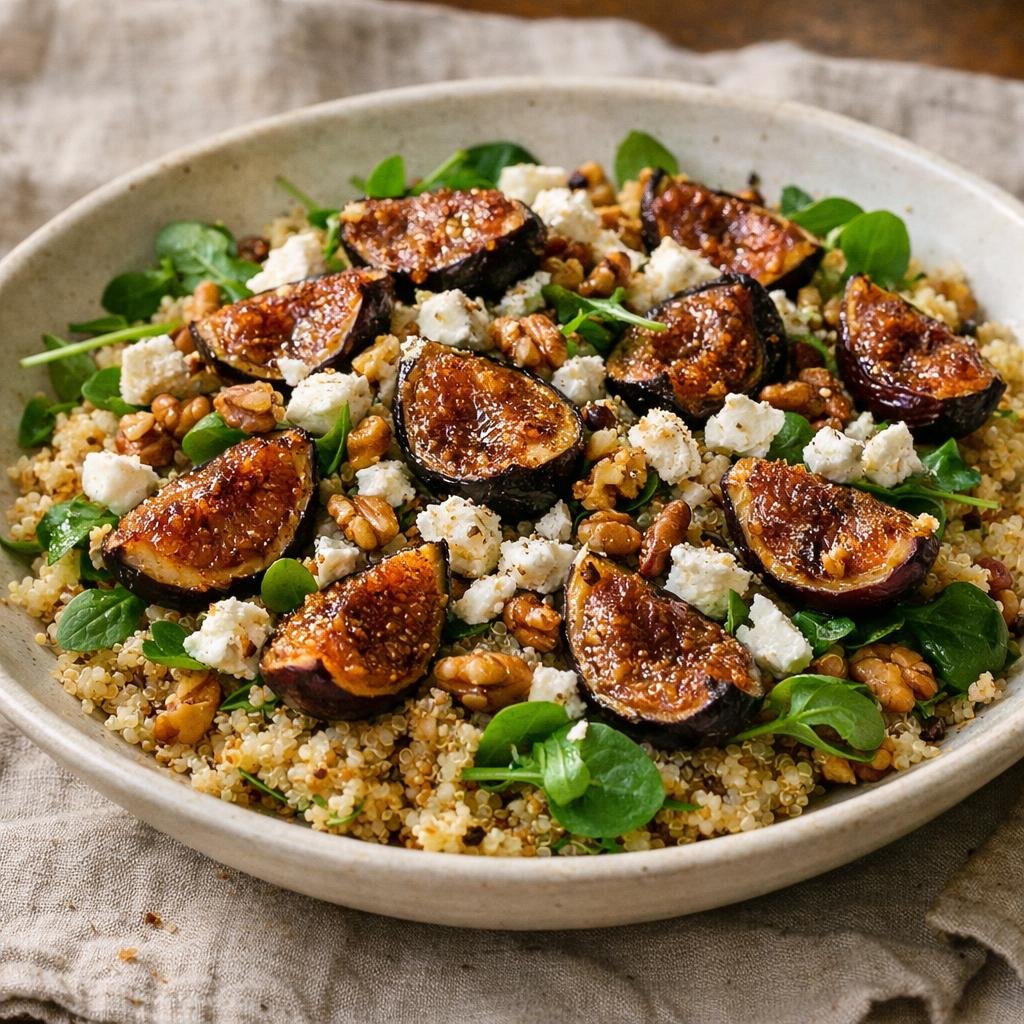 Salade tiède de quinoa
