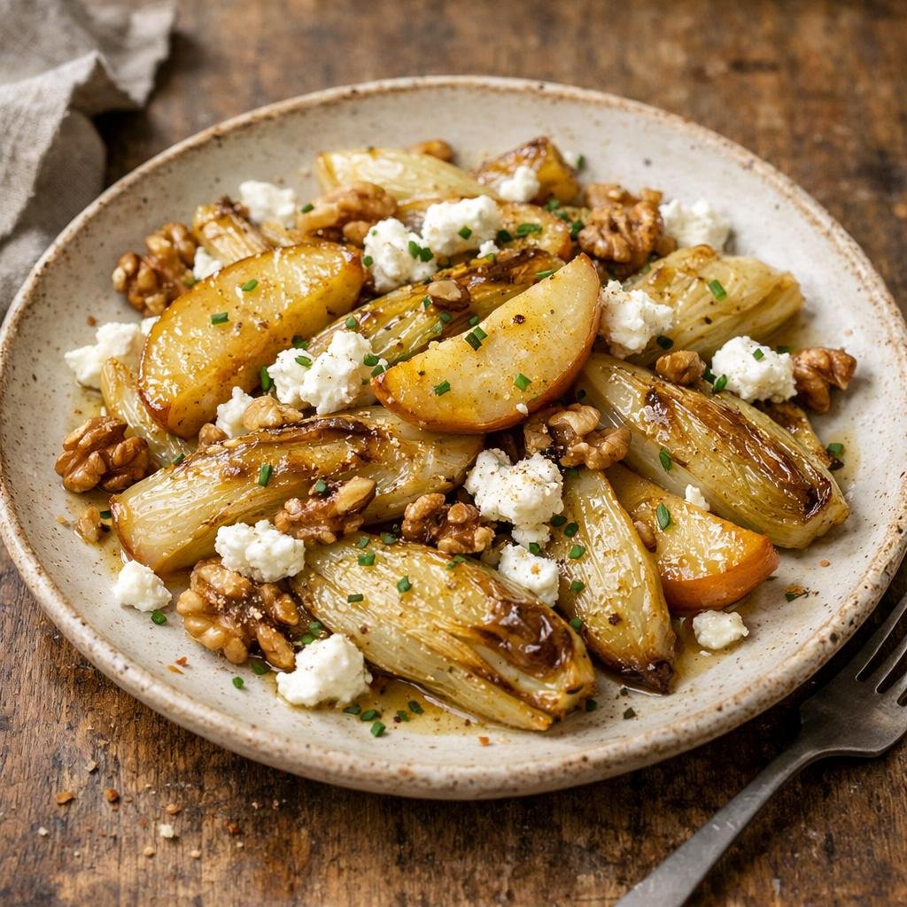 salade tiède endives truffe