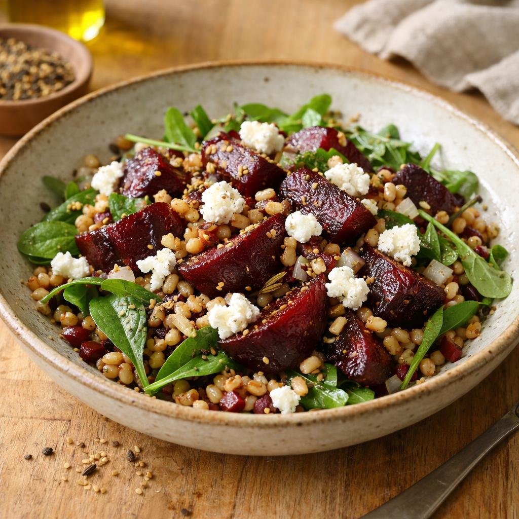 Salade tiède d'épeautre