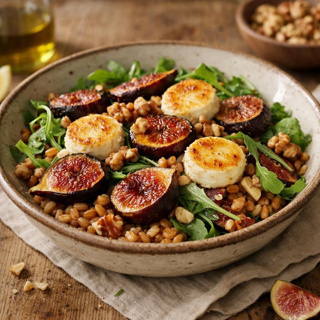 salade tiède d'épeautre