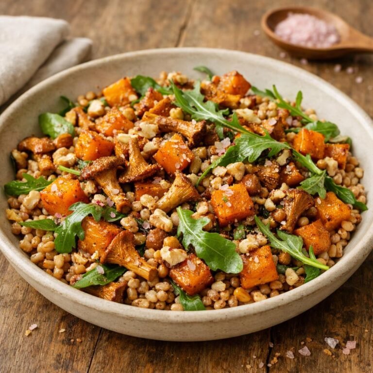 Salade tiède d'épeautre