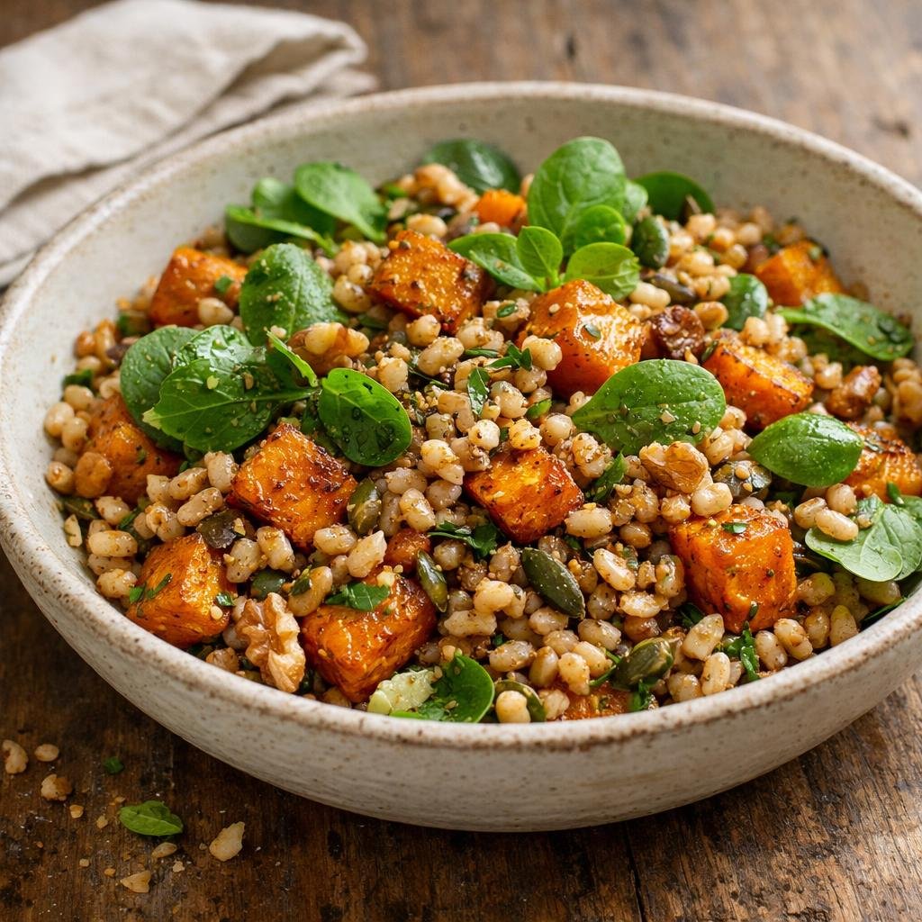 salade tiède d'épeautre