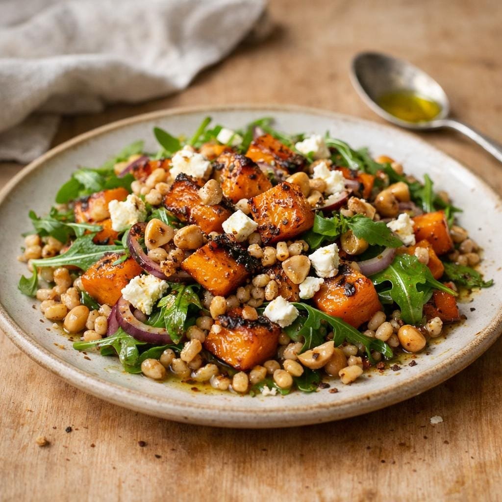 Salade tiède d'épeautre
