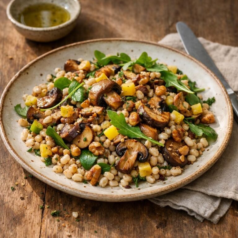 salade tiède d'orge perlée
