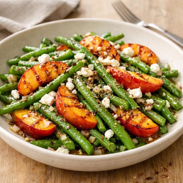 salade tiède haricots verts