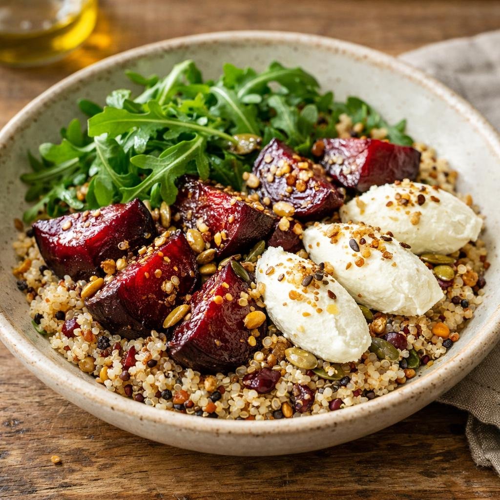 salade tiede quinoa betterave