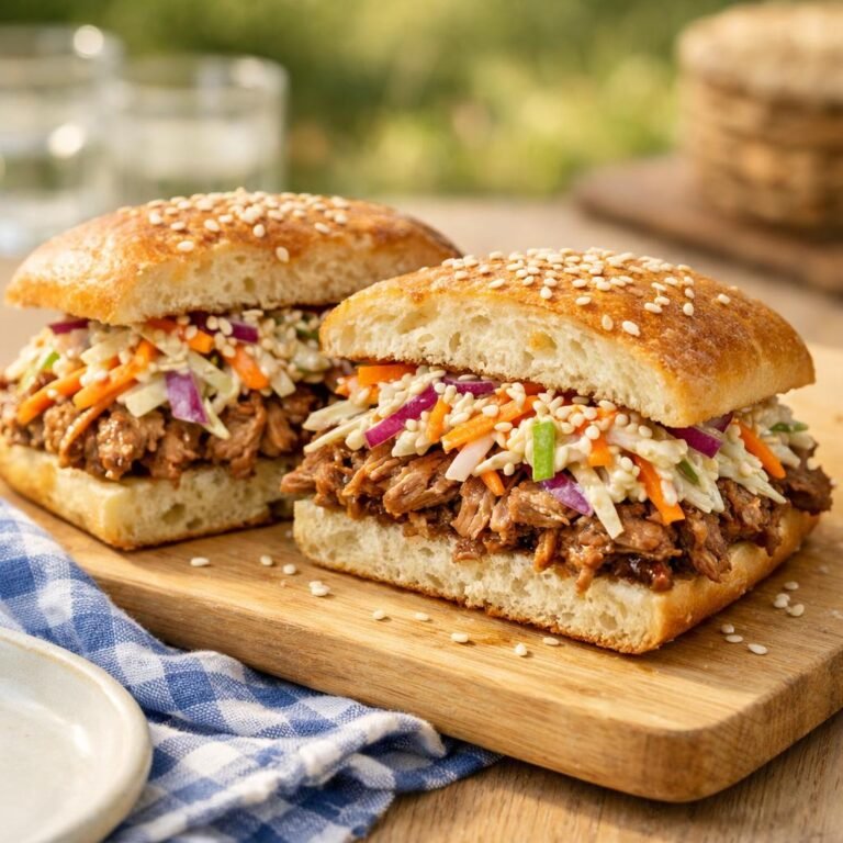 sandwich porc effiloché
