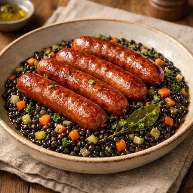 saucisses lentilles Rawit