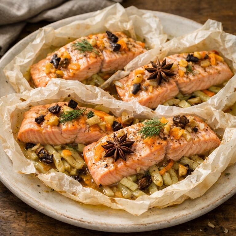 Saumon en papillote