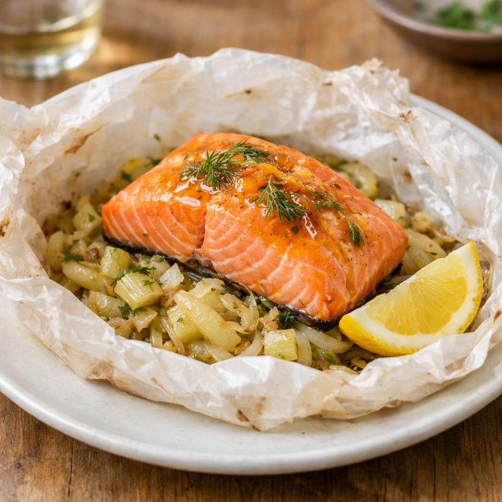 Saumon en papillote