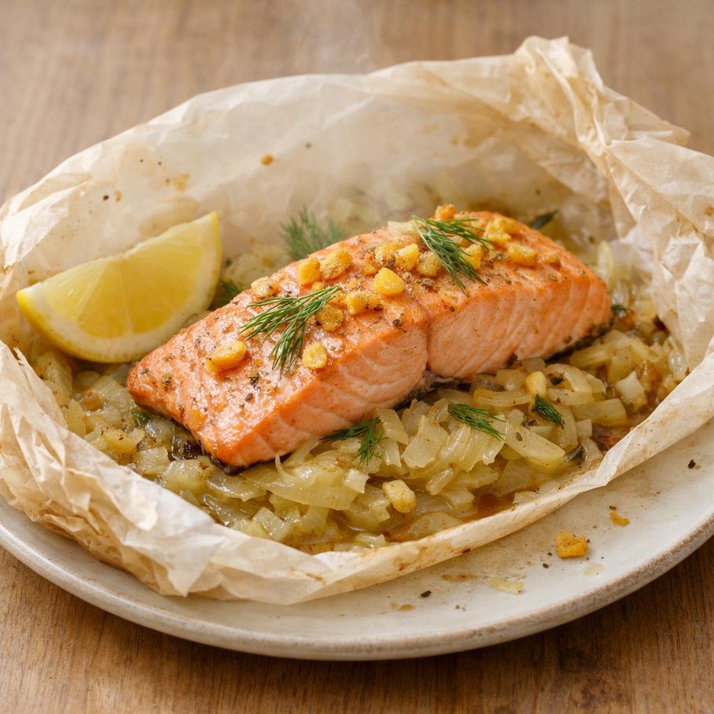 saumon en papillote
