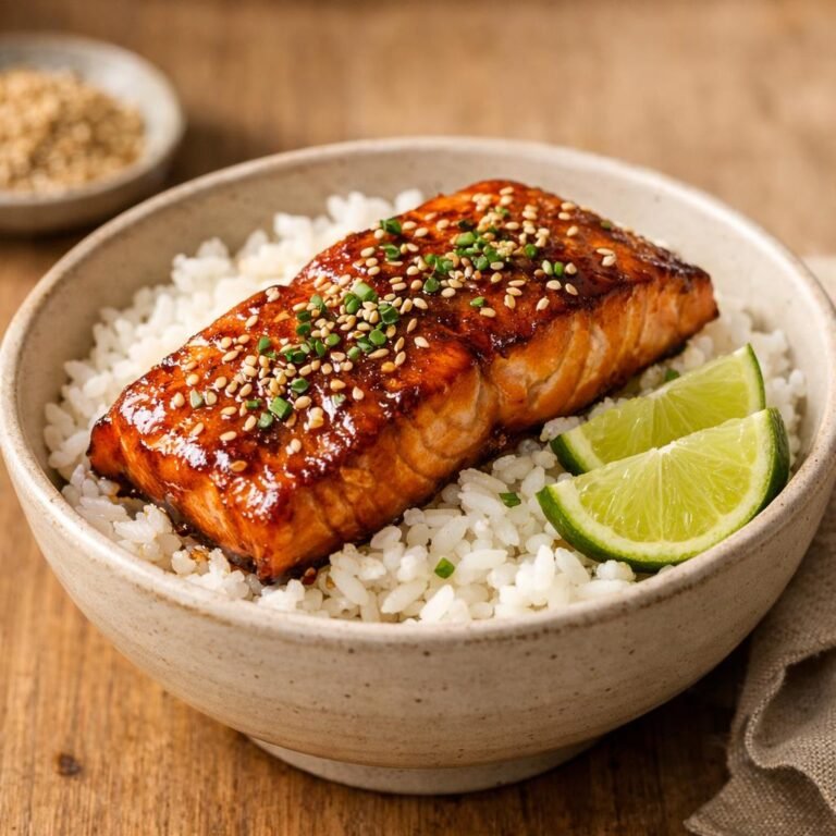 Saumon laqué miso sucre de dattes