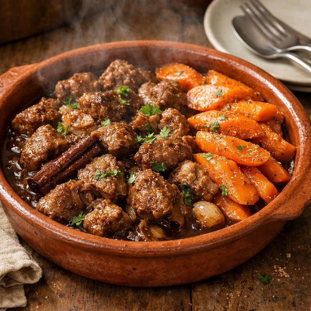 Sauté d'agneau à la muscade
