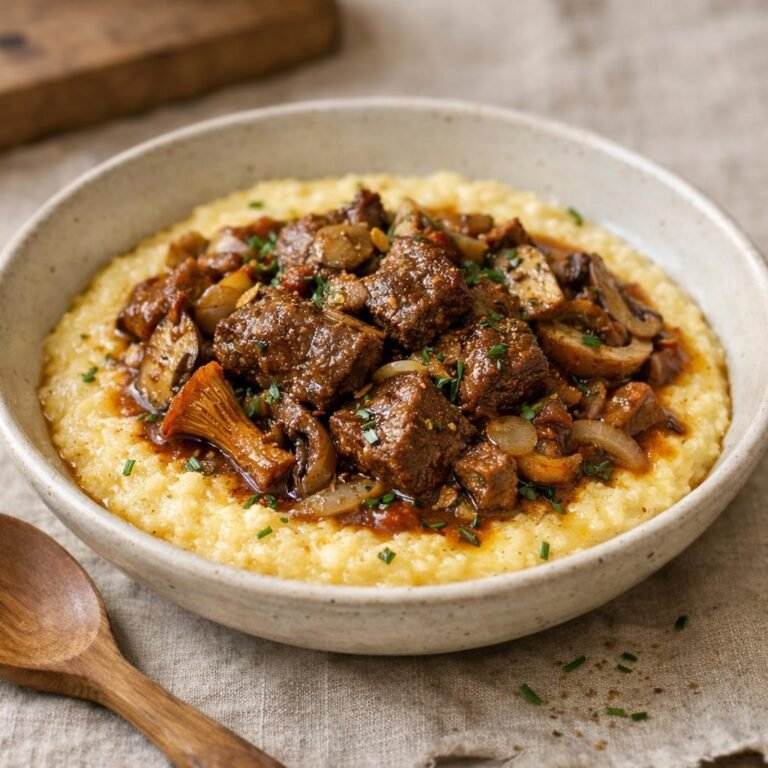 sauté de bœuf aux champignons