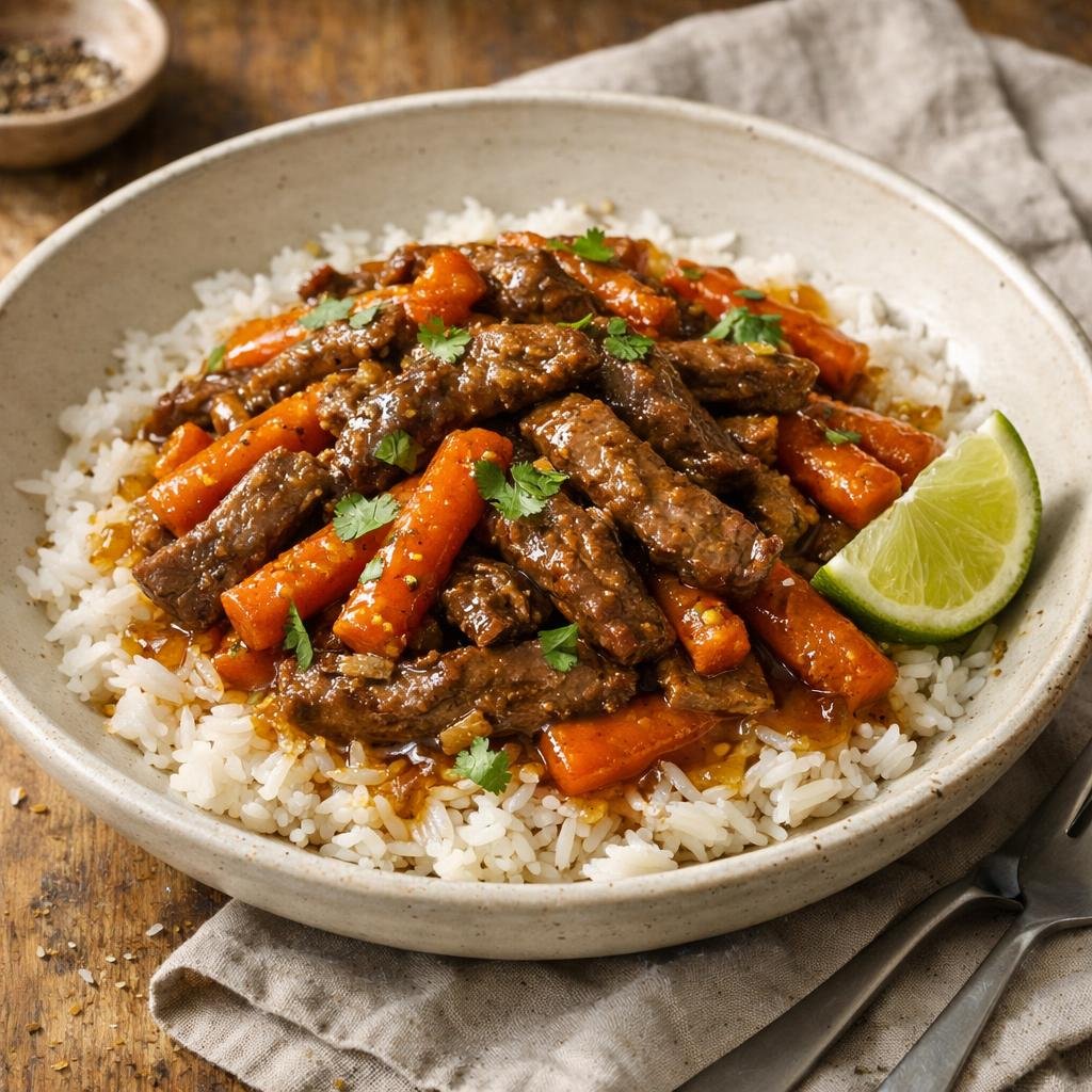 sauté de boeuf coco