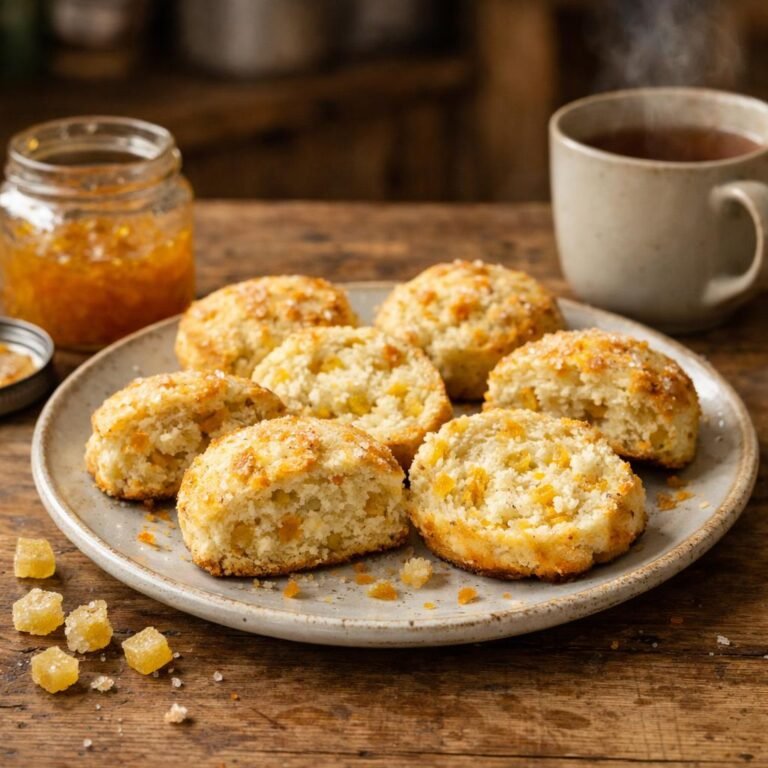 Scones gingembre confit