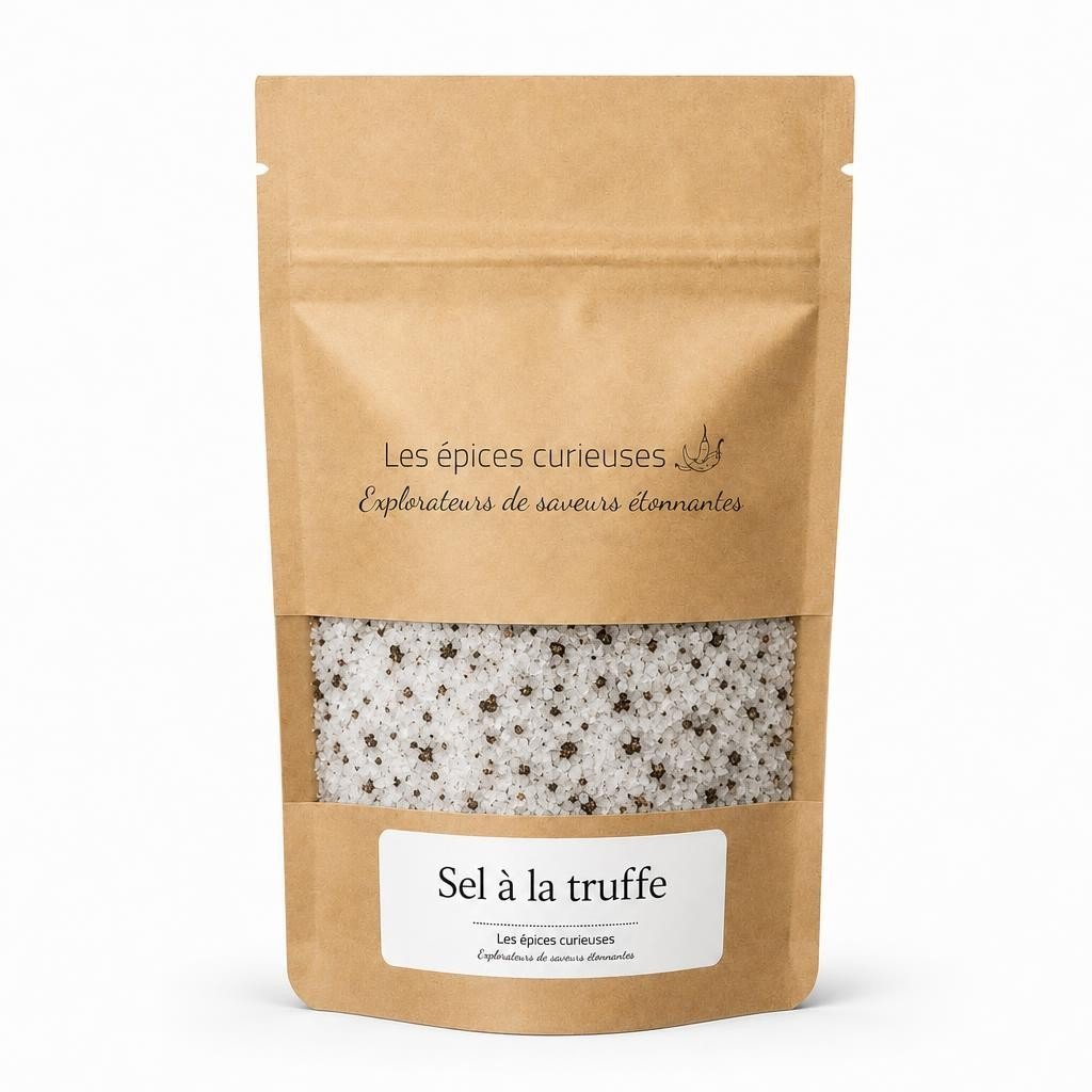 Sel à la truffe - Packaging - Les Épices Curieuses