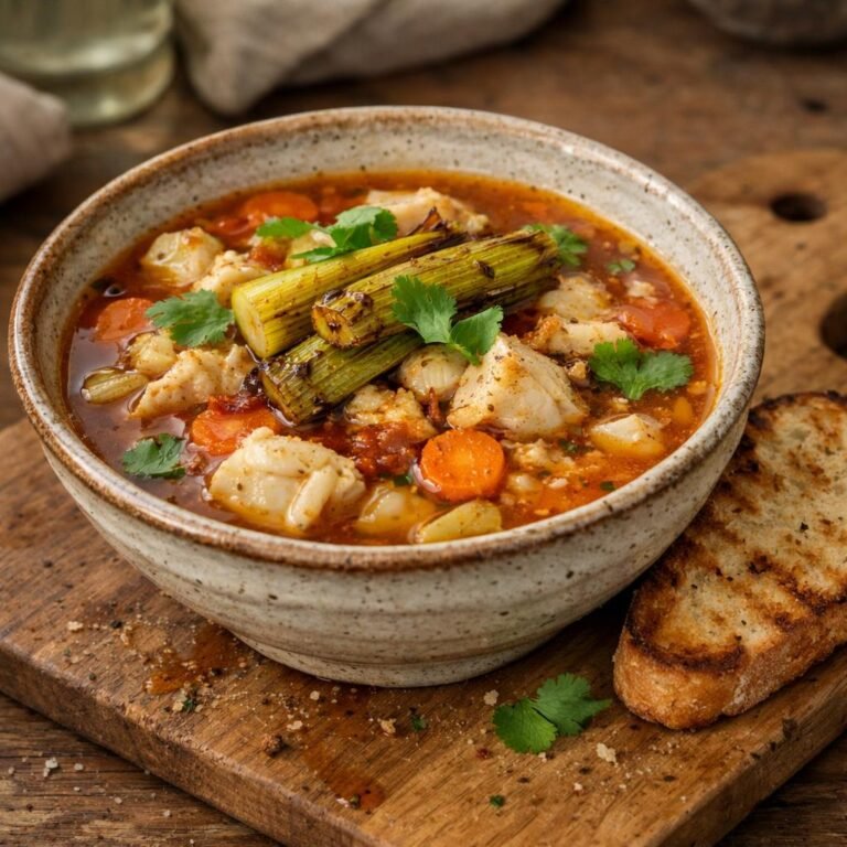 soupe de poisson fumée