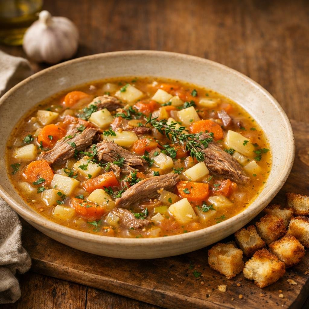 Soupe paysanne confit