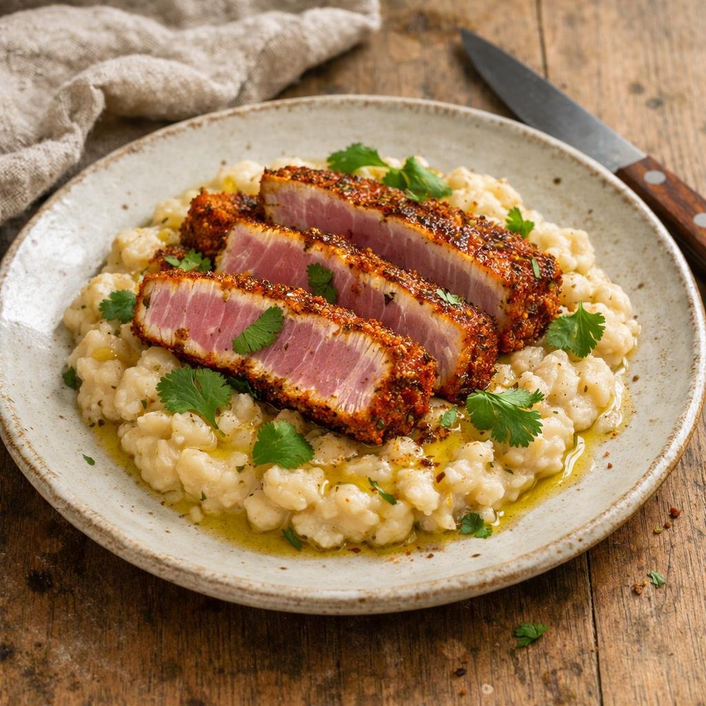 Steak de thon Tex Mex