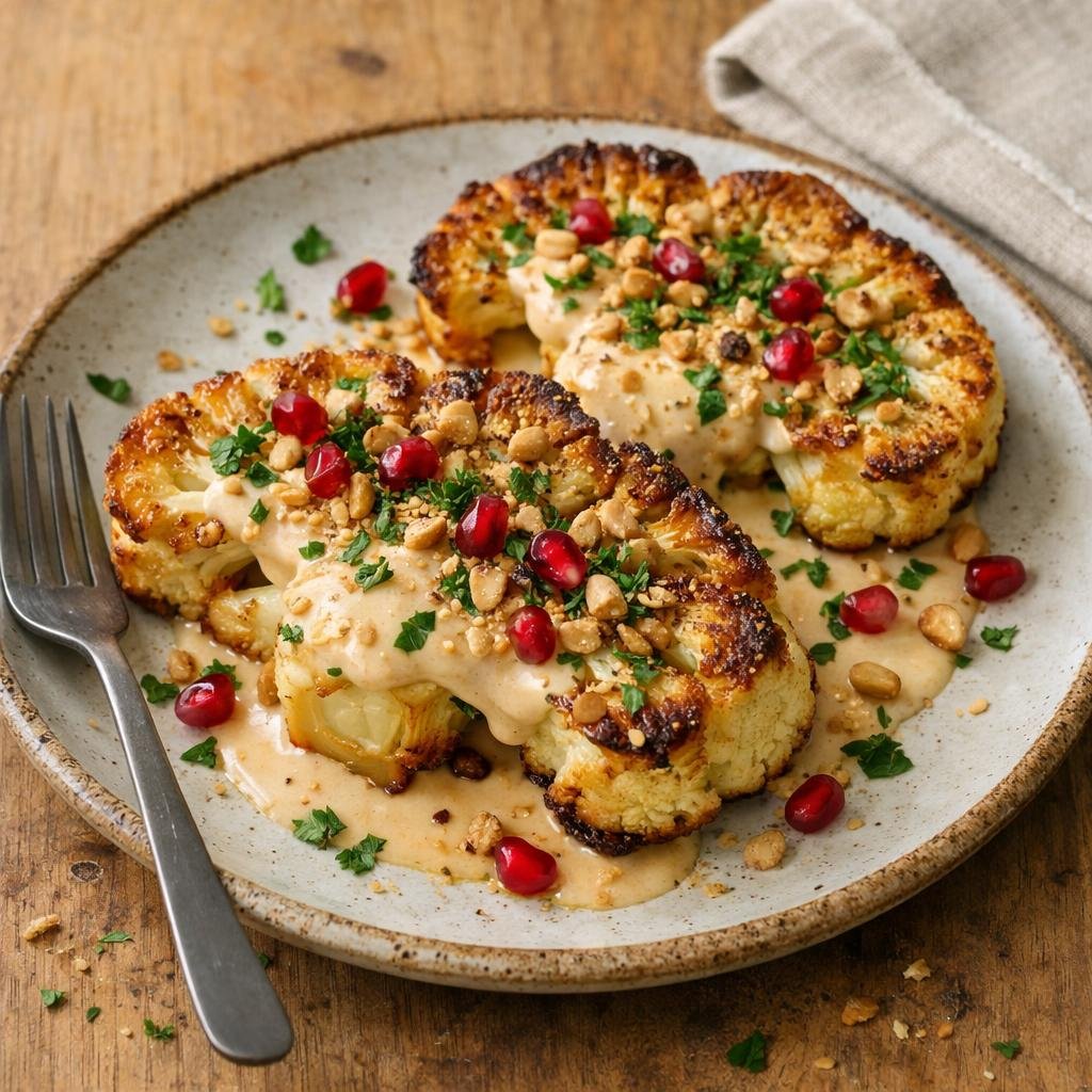 steaks de chou-fleur rôtis