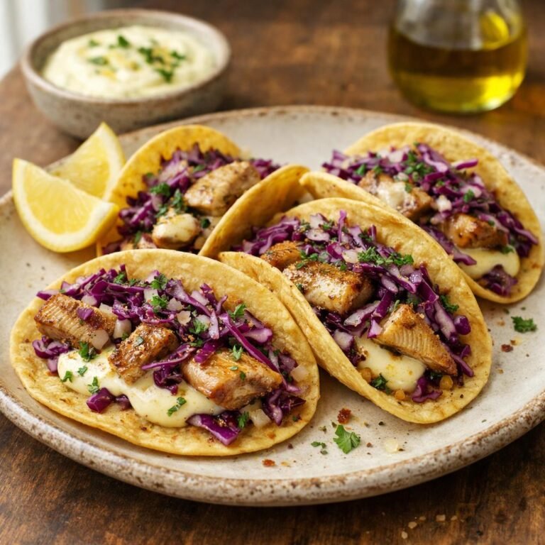 Tacos maquereau fumé