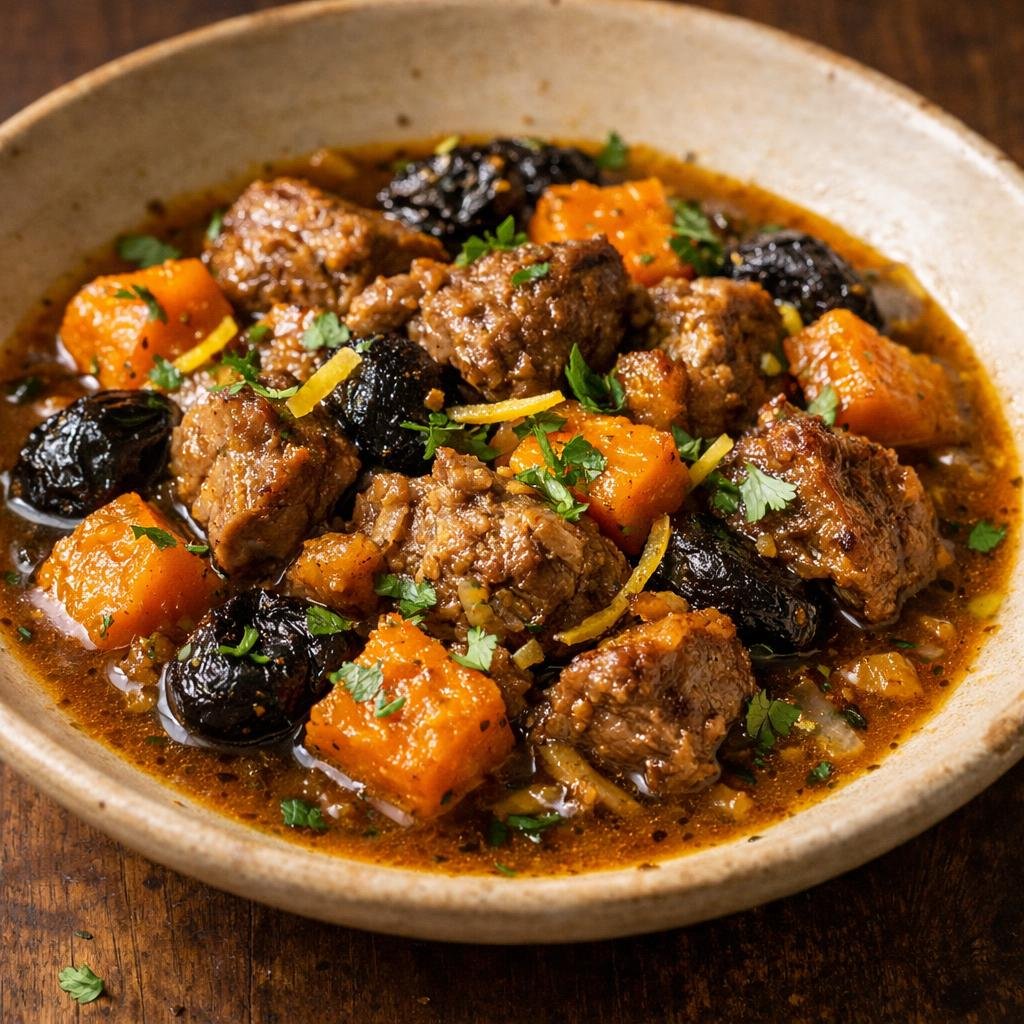 Tajine d'agneau au Ras el hanout
