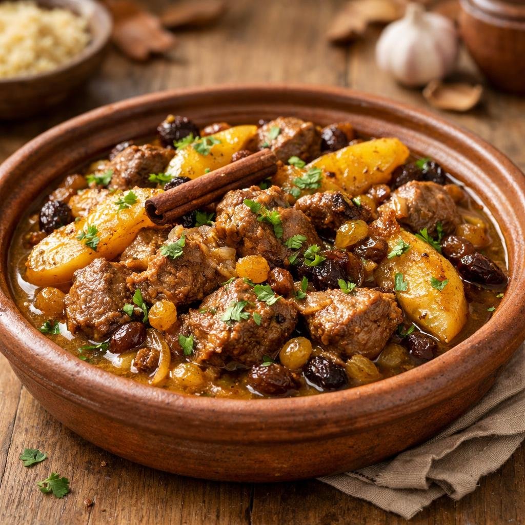 tajine d'agneau aux coings