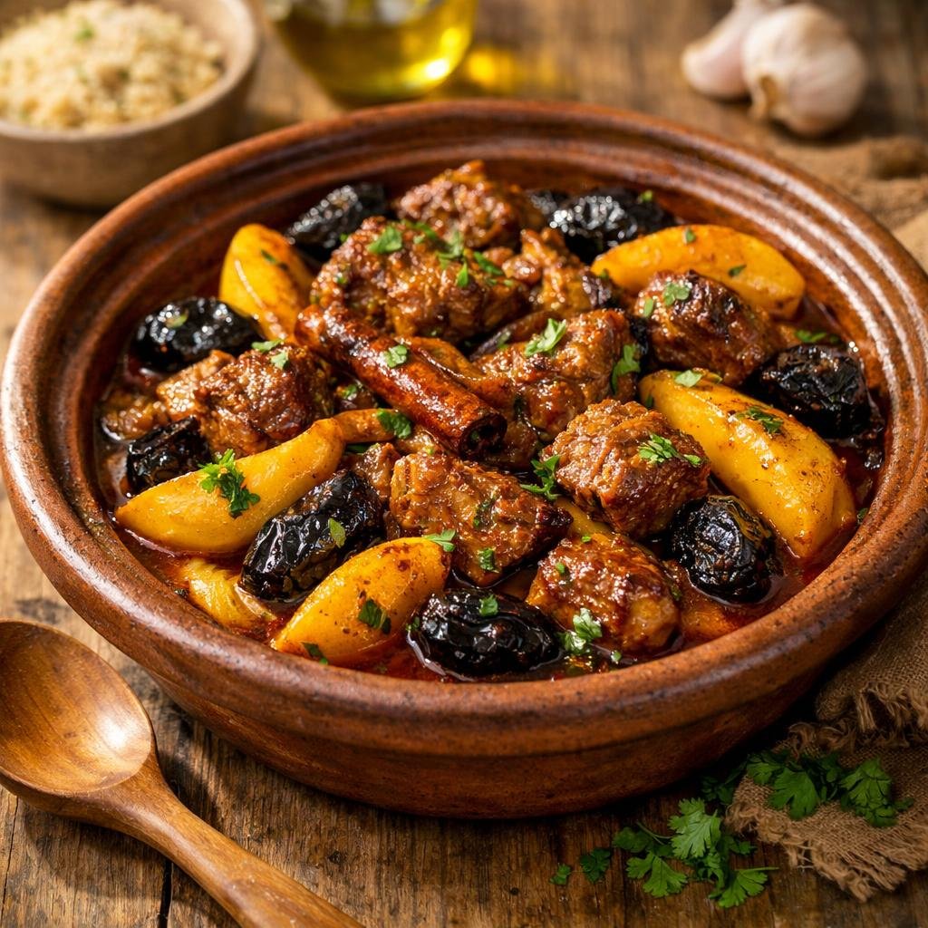 tajine d'agneau aux coings