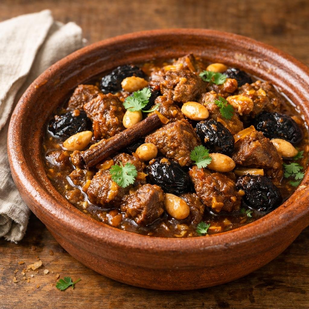 Tajine d'agneau aux pruneaux