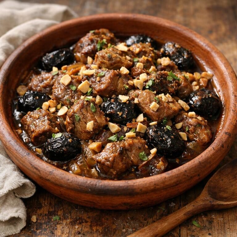 Tajine d'agneau aux pruneaux
