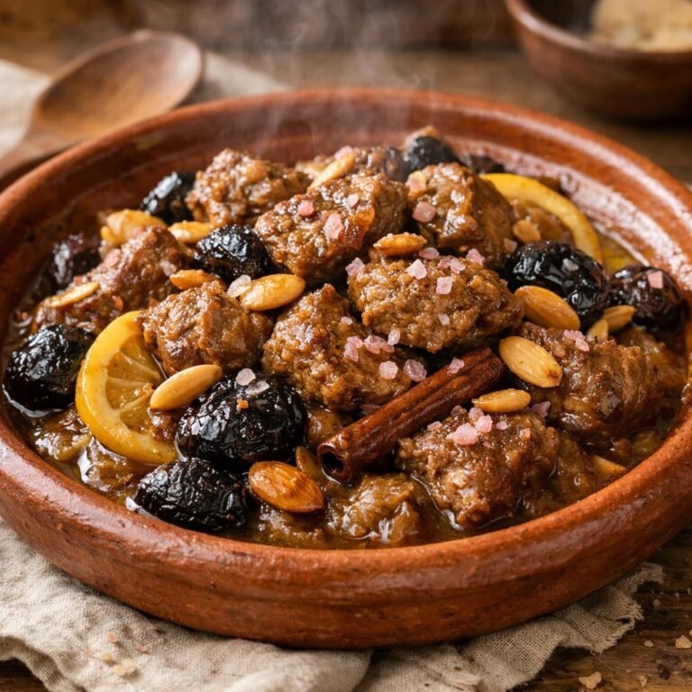 tajine d'agneau pruneaux